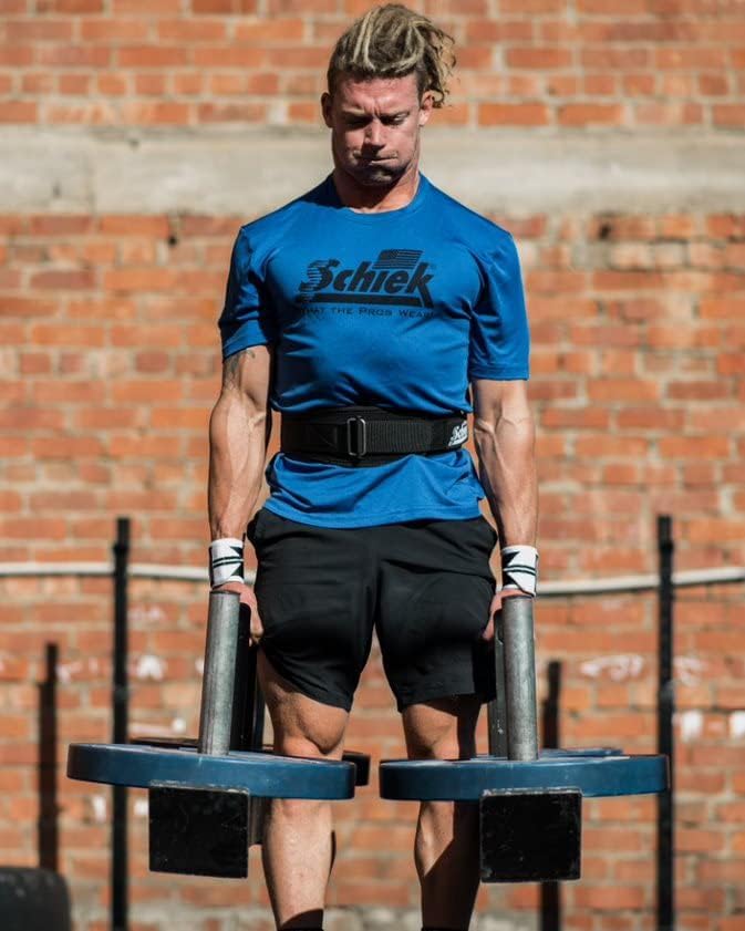 Schiek حزام رفع الأثقال من موديل 2004 نايلون 4 3/4" - أسود - Image 5